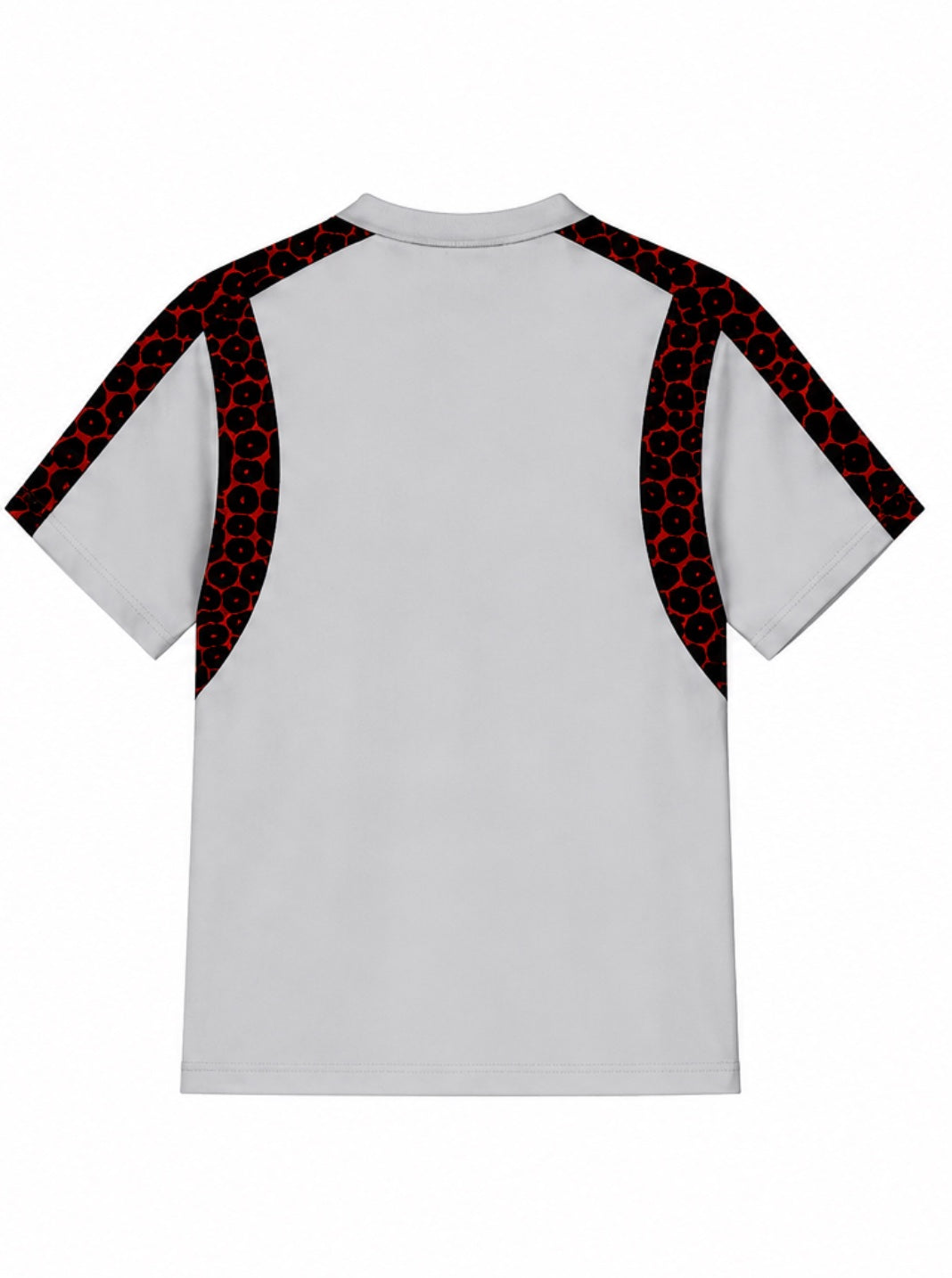 Leopard Print Tee (Black and Red)